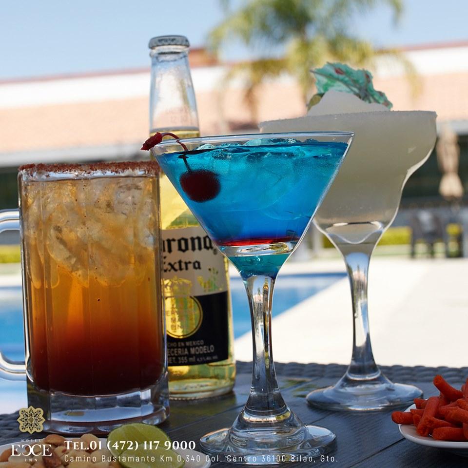 Hotel Ecce Inn & Spa Silao Eksteriør billede Cocktails
